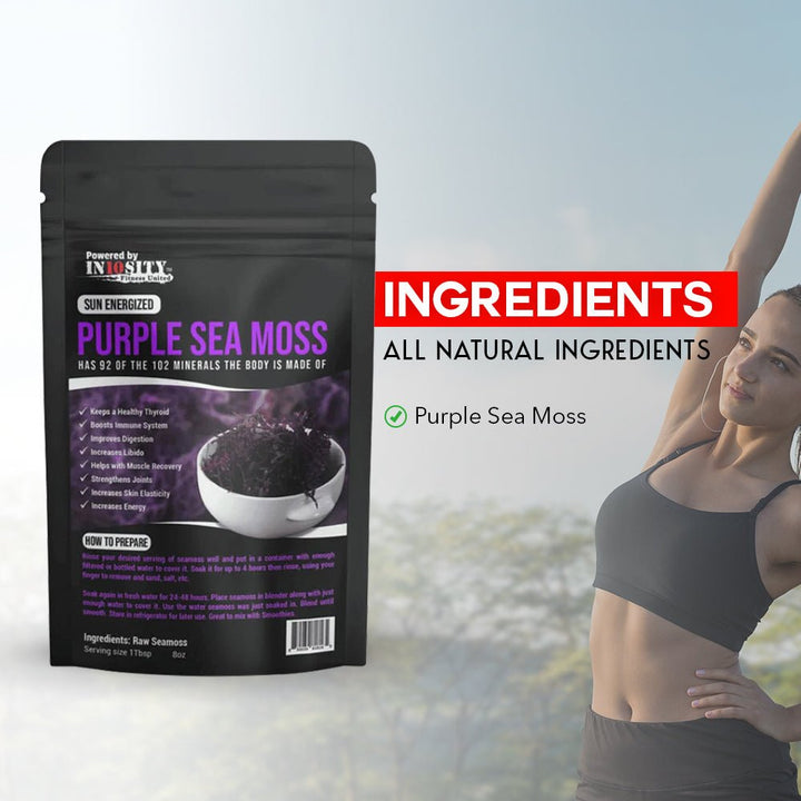 Purple Sea Moss (Dried) - In10sityFitnessUnited