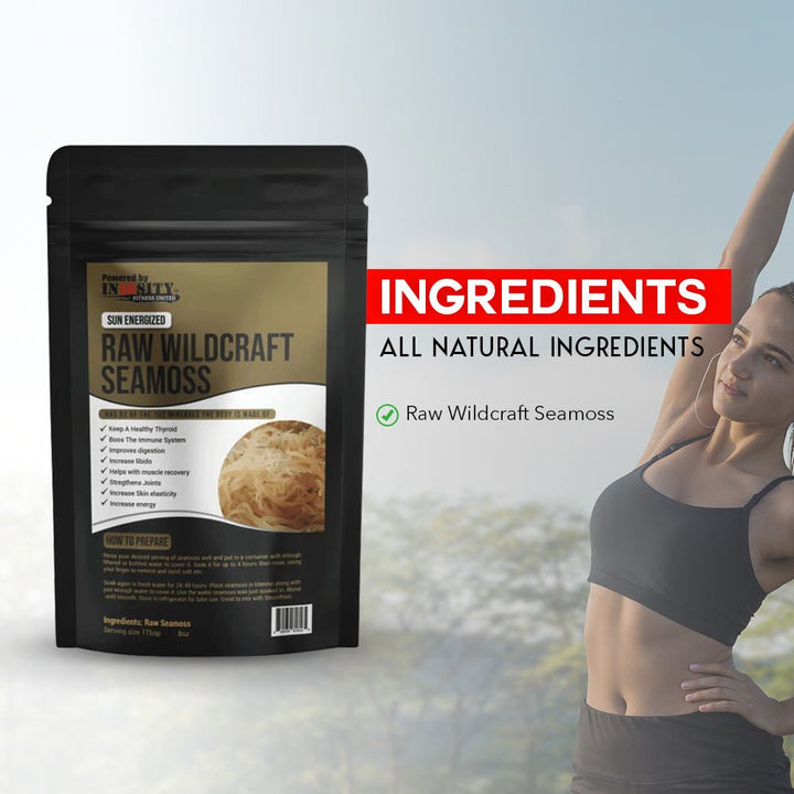 Raw Wildcraft Seamoss (Dried) - In10sityFitnessUnited