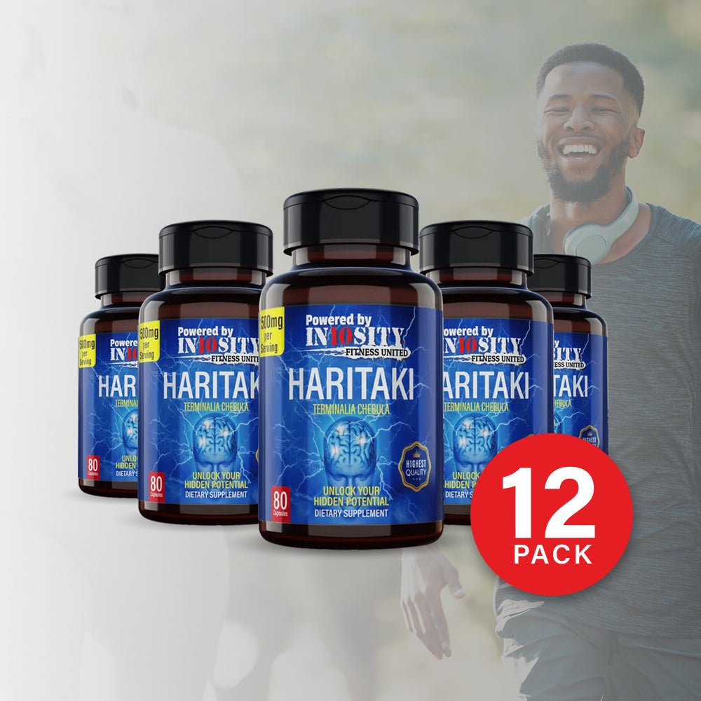 Haritaki x 12 (80 Capsules / 40 Servings) - In10sityFitnessUnited