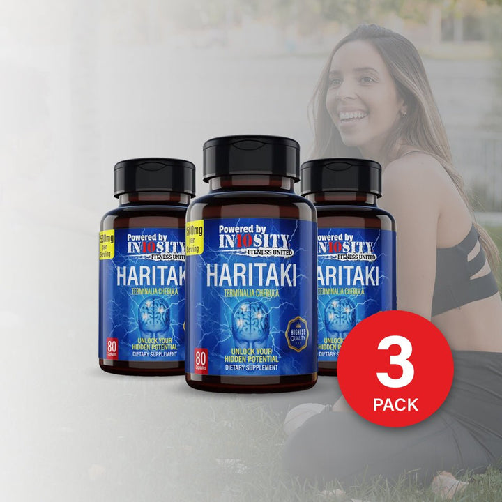Haritaki x 3 (80 Capsules / 40 Servings) - In10sityFitnessUnited