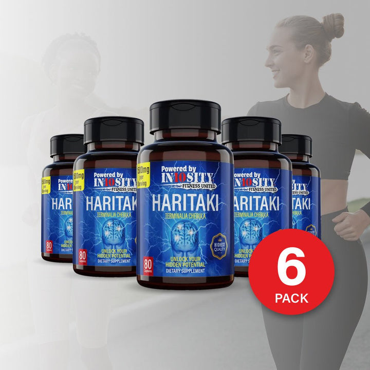 Haritaki x 6 (80 Capsules / 40 Servings) - In10sityFitnessUnited